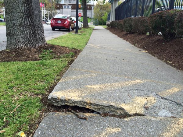 Cement Sidewalk Repair in Maryville