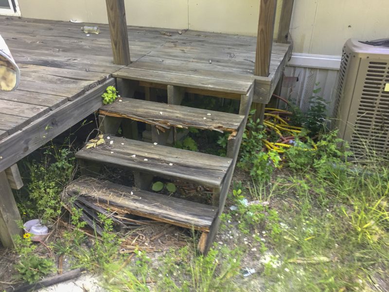 Backyard Step Repair
